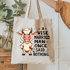 A Wise Married Man Once Said Nothing T-Shirt Design | Funny husband humor PNG Relationship T-shirt design | Mug & Bag T-Shirt desing