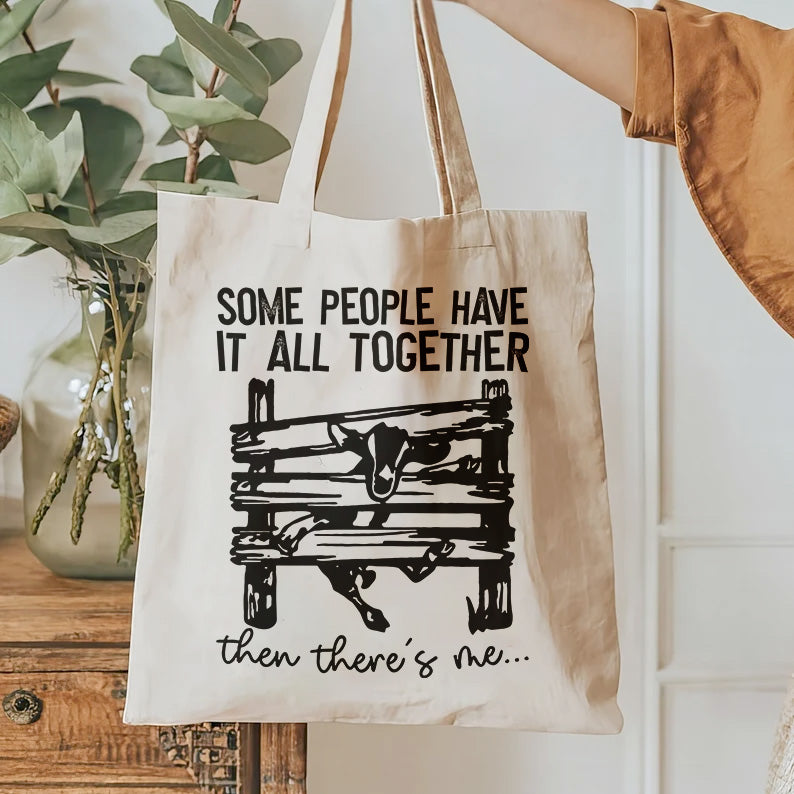 Some People Have it All Together Then There's Me T-Shirt | Sarcastic humor SVG | Funny Introvert Quote SVG | Mug & Bag T-Shirt Design