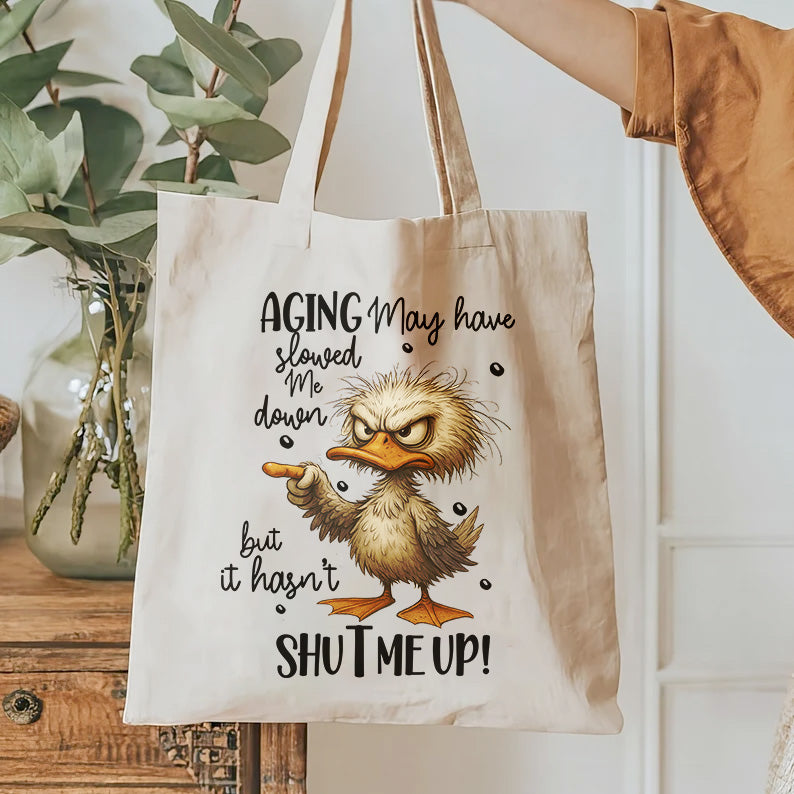 Aging May Have Slowed Me Down But It Hasn't Shut Me Up | Getting Older Tee | Aging gracefully PNG | Aging Humor T-shirt | Shut Me up T-shirt