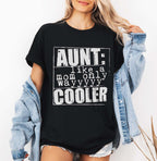Aunt Like A Mom Only Wayyyy Cooler T-shirt | Aunt Appreciation Quote | Proud Aunt Funny Tee | Aunt life Tee Design | Cool aunt humor svg