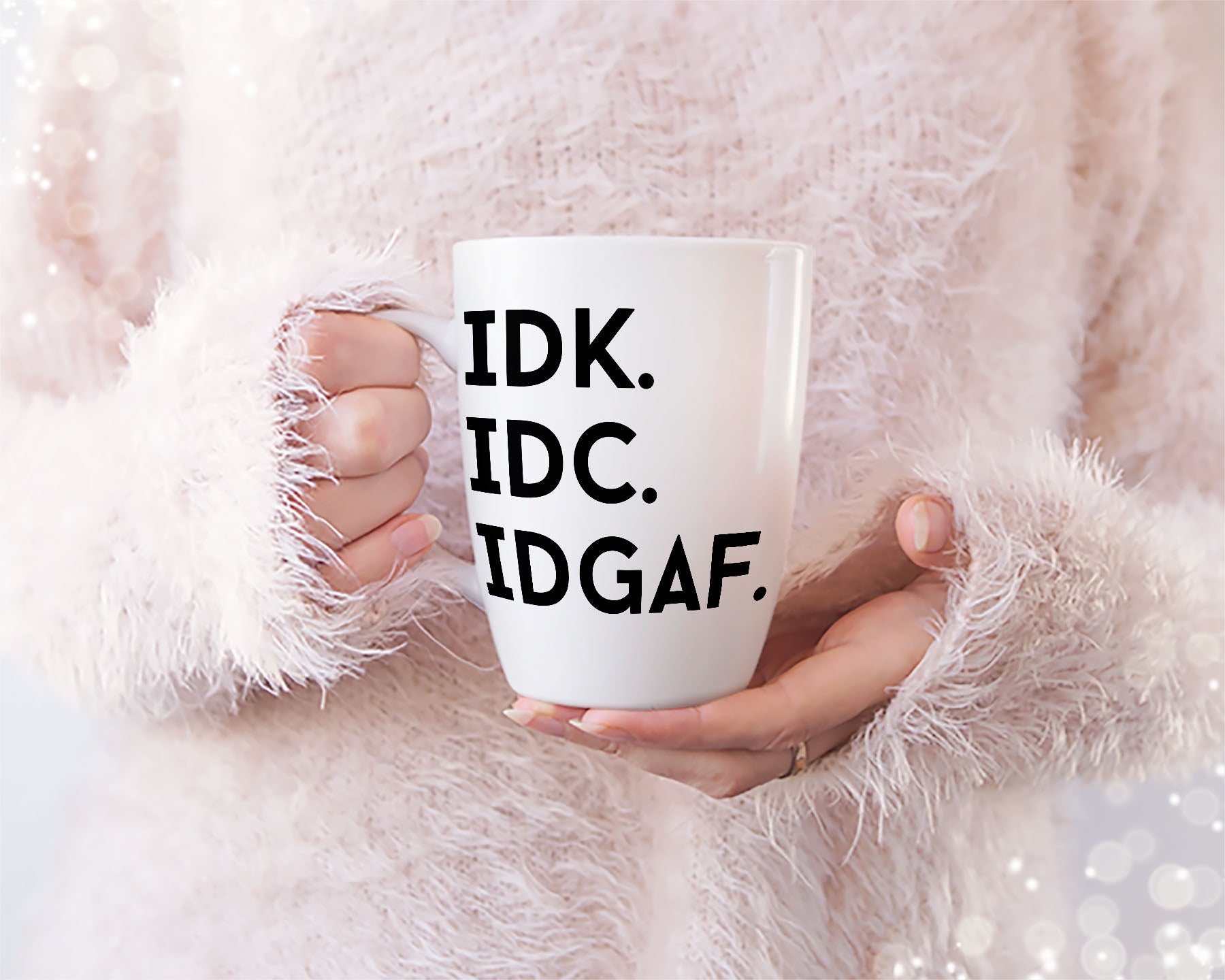 IDK IDC IDGAF T-Shirt Design | Sassy Attitude T-Shirt design | Funny Acronym Tee Design | Digital Files