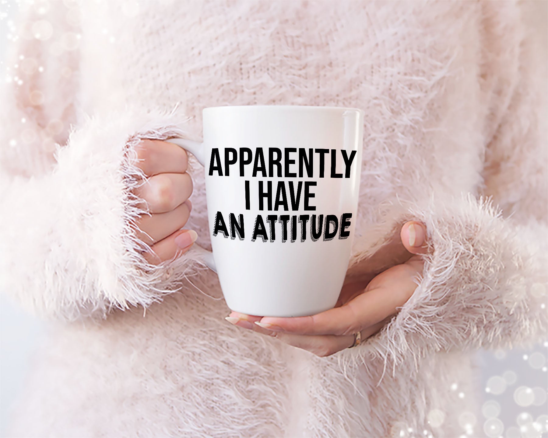 Apparently I Have an Attitude T-Shirt Design | Attitude T-Shirt Design | Sarcastic Quote SVG | Mug & Bag T-Shirt Design | Digital Files