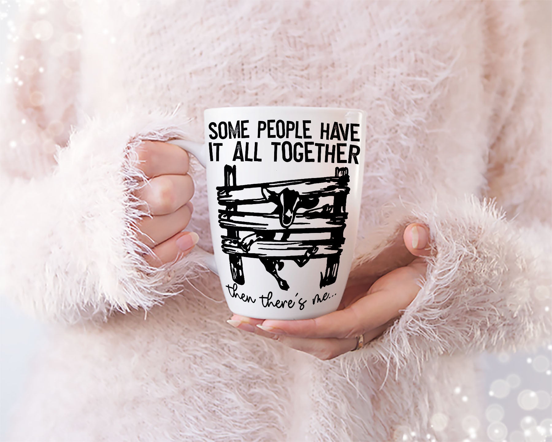 Some People Have it All Together Then There's Me T-Shirt | Sarcastic humor SVG | Funny Introvert Quote SVG | Mug & Bag T-Shirt Design